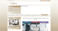 Desktop Screenshot of hotelsabadie-lourdes.com